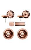 Set izliv, preliv in gumb SCHOCK 400067 Copper