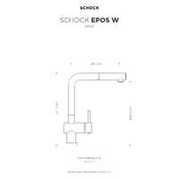 Kuhinjska armatura Schock EPOS W 540125 Chrome
