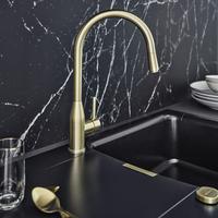 Set izliv, preliv in gumb SCHOCK 400069 White Gold