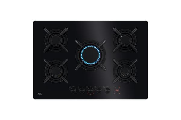 Plinska kuhalna plošča AEG HKB75453NB