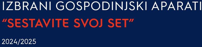 Sestavite svoj set - promocija aparatov Electrolux in AEG