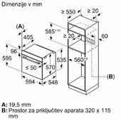 Vgradna pečica Bosch HBG5780B0 - ODPRODAJA EKSPONATA