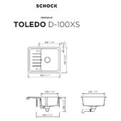 Pomivalno korito SCHOCK Toledo D-100XS Stone