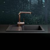 Set izliv, preliv in gumb SCHOCK 400063 Copper