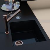 Set izliv, preliv in gumb SCHOCK 400063 Copper